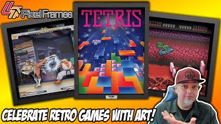 Celebrate RETRO GAMING With ART! NEW Official Pixel Frames! EVO, Battletoads, Sonic & MORE!