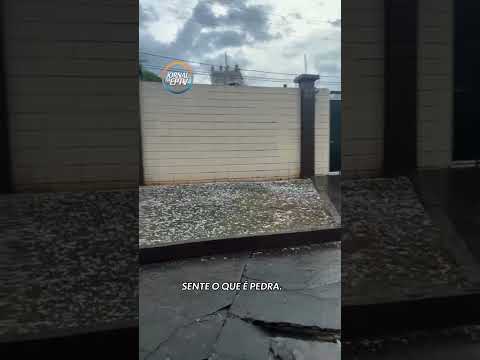 MORADORA DE RIO CLARO PARA O CARRO DEBAIXO DE PONTE PRA FUGIR DO GRANIZO