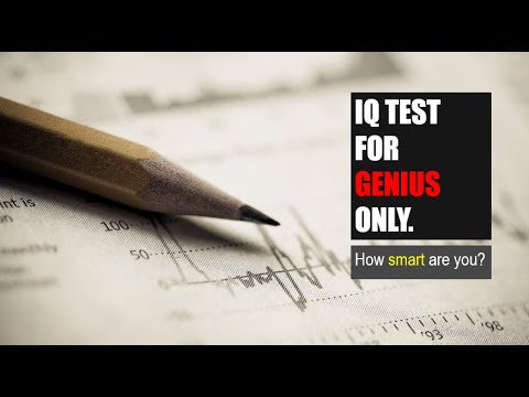 IQ Test for Genius Only (Level: Hard)