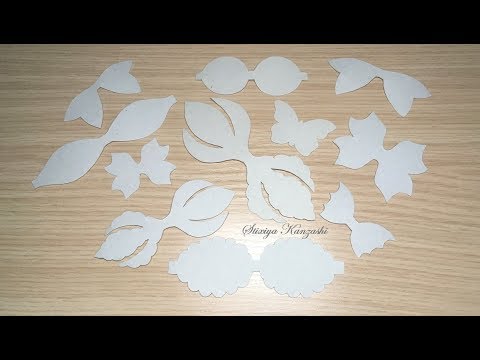 Как сделать Шаблоны для изготовления бантиков из ЭкоКожи или Фоамирана