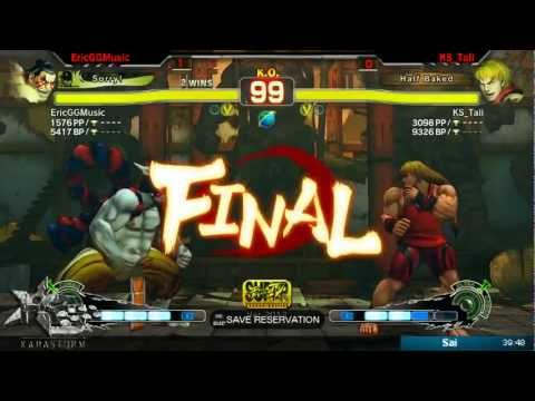 Super Street Fighter 4 AE2012 FT5 - EricGGMusic VS KS_Tali
