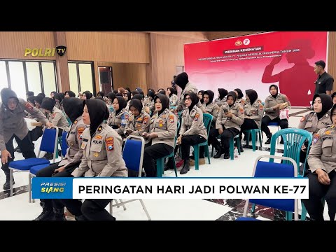 POLWAN POLRESTA SIDOARJO GELAR DONOR DARAH SAMBUT HARI JADI POLWAN KE-77