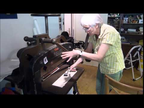 Workshop in der Buchwerkstatt Bremen