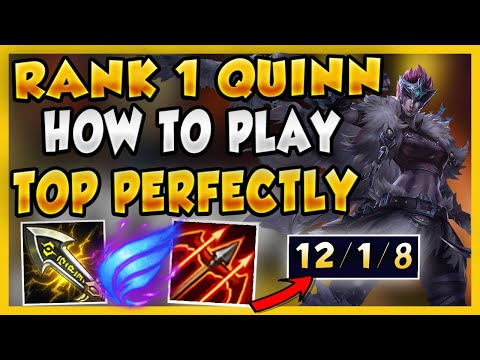 RANK 1 QUINN HOW TO DOMINATE THE HARDEST MATCHUPS PERFECTLY (NEW STRATEGY) - League of Legends