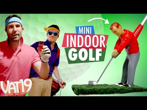 Mini Indoor Golf: Play a full hole of golf in your living room