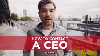 How do I contact a CEO?