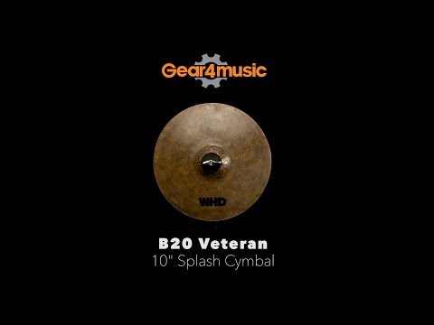 WHD B20 Veteran 10" Splash Cymbal | Gear4music demo