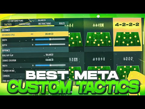 THE BEST META 4222 CUSTOM TACTICS + INSTRUCTIONS! FIFA 23 ULTIMATE TEAM