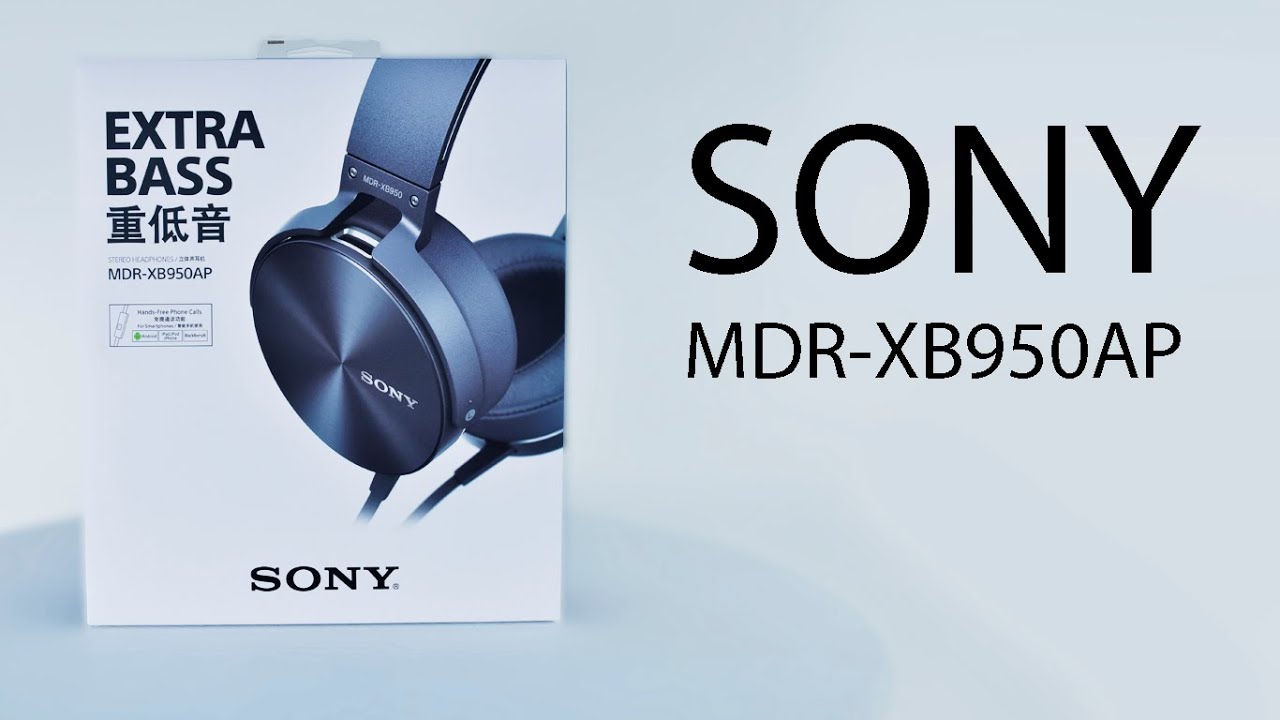 Наушники Sony MDR-XB950AP серые