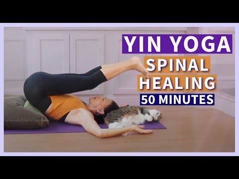 Yin Yoga For Spinal Health & Low Back: Holistic Healing Myofascial Release | 50 Minutes