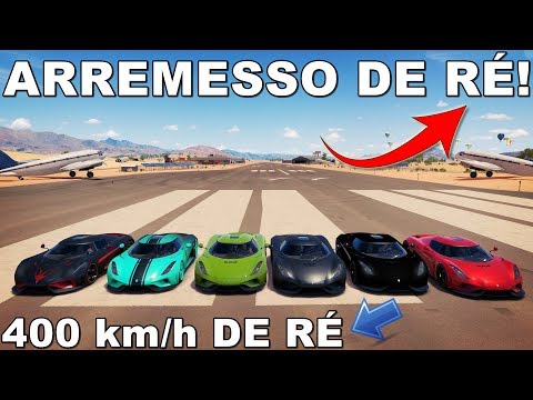 ARREMESSO DE CARROS DE RÉ - KOENIGSEGG REGERA - DEU RUIM - FORZA HORIZON 3 ONLINE - GAMEPLAY - GOPRO