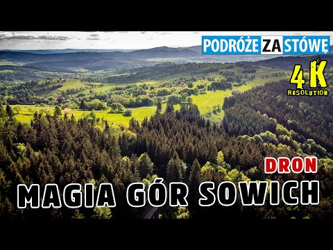 Góry Sowie w lecie - niesamowita magia Riese. DRON 4K Polskie góry. RZECZKA