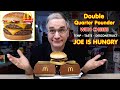 McDonalds Double Quarter Pounder With Cheese Review DECONSTRUCT TEMP TASTE Joe Is Hungry