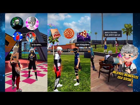 A COMPILATION OF THE BEST MOMENTS ON SOCIAL ISLAND 😂 FREEFIRE