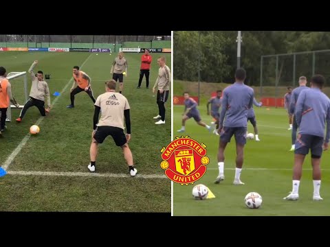 Erik Ten Hag's Training Drill 😲 At Ajax compare to Manchester United