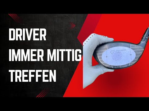 Driver immer Mittig treffen - für mehr Länge und geradere Drives