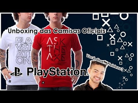 Unboxing das Camisas Oficiais do Playstation