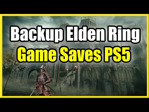 How to Backup Saved Game in ELDEN RING PS5 & PS4 (Restore Game Tutorial)