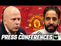 ️ Arne Slot Ruben Amorim React To Liverpool Vs Manchester United Press Conferences ESPN FC