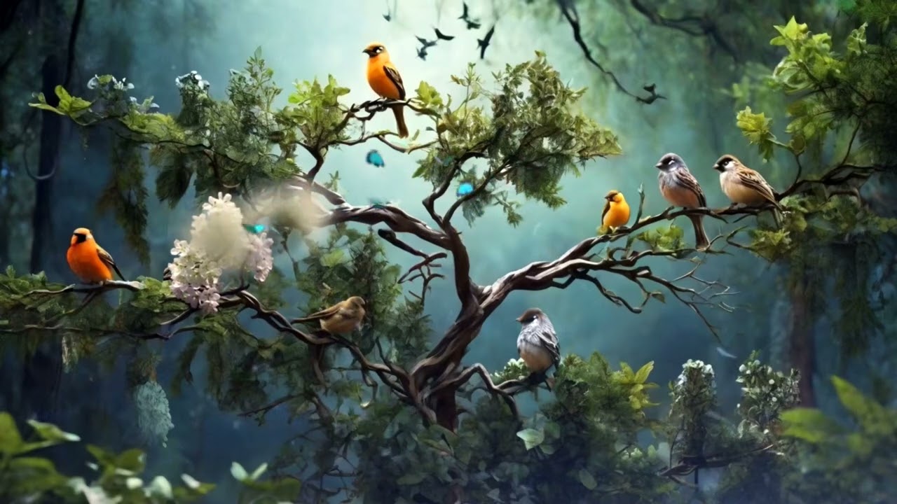 🌿🐦 Calm Your Mind with Forest Sounds: Relaxing Birdsong and Soft Sleep Music