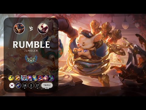 Rumble Jungle vs Lee Sin - KR Challenger Patch 14.5