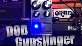 Video thumbnail for DOD Gunslinger Mosfet Distortion Pedal - Demo & Review by The Tone King