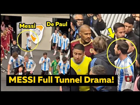 MESSI Confronts Venezuela Player as De Paul & Paredes Quickly Defend Him