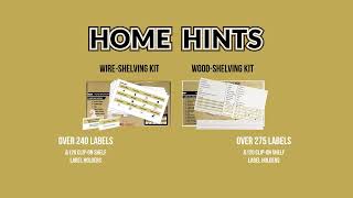 Transform Your Home with Home Hints – Clip-On Labels for Every Space
