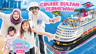 Download lagu PERTAMA KALI NAIK DISNEY CRUISE!! 😱 Bunda Shock Lihat Kapalnya Super Besar! mp3