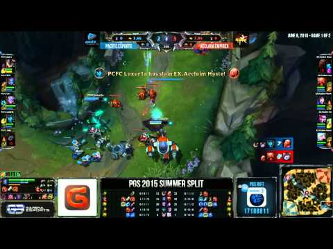 PGS 2015 SUMMER SPLIT GROUP STAGE W3D2 - PCFC vs AEX