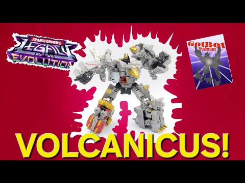 Transformers Legacy Evolution Core Class Volcanicus - GotBot True Review NUMBER 1254