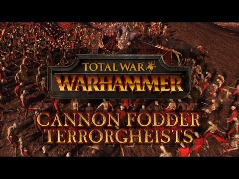 Total War: Warhammer - Cannon Fodder: Zombie Horde vs Terrorgheists!