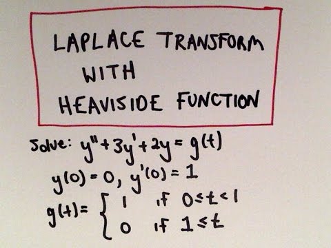 Heaviside Function In Differential Equations