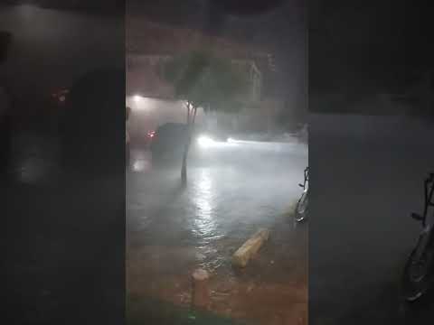 grande chuva na cidade de Pereiro Ceará