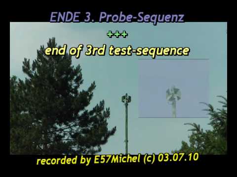 Sirenenprobe Köln 2010 - Sirenensignal "Entwarnung" - test of pneumatical siren