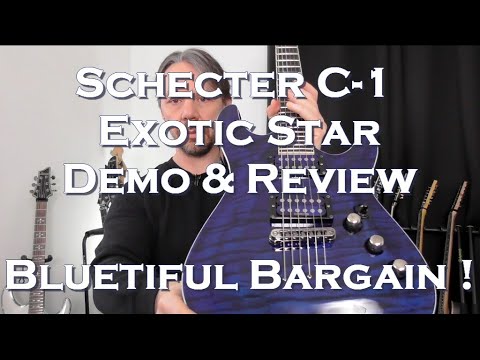 Schecter C 1 Exotic Star Review : Bluetiful Bargain !