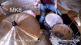Video thumbnail for Sennheiser - Test - Teil 1 - MK8 und MK4 - www.drumxound.de by drumxound