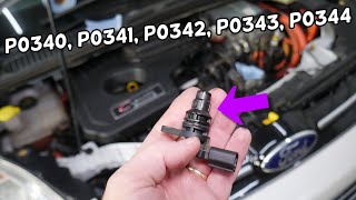 ENGINE LIGHT CODE P0340 P0341 P0342 P0343 P0344 CAMSHAFT SENSOR FORD C-MAX FORD FUSION LINCOLN MKZ