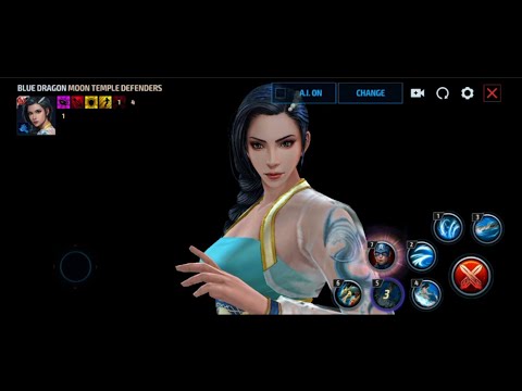 Blue Dragon in Moon Temple Defenders suit skills preview | Marvel Future Fight