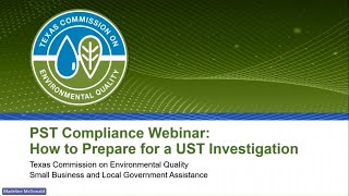 PST Compliance Webinar: How to Prepare for a UST Investigation