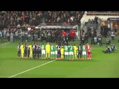 PSG / ASSE 08.04.2015 : 4-1 (1/2 CdF) 4/9 : Entrée des deux équipes