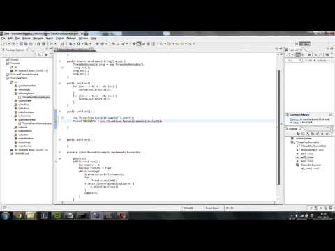 Java programming - Video 18 - Thread and Runnable