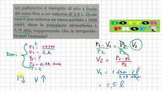 ESERCIZI LEGGI DEI GAS (isoterma, isobara, isocora - Boyle, Charles, Gay-Lussac)
