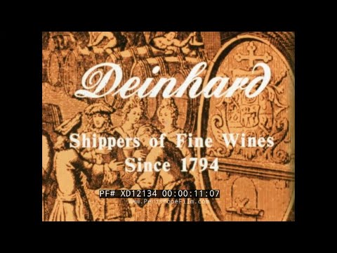 1972 PROMO FILM FOR DEINHARD WINE  KOBLENZ GERMANY   WINEMAKING  REISLING XD12134
