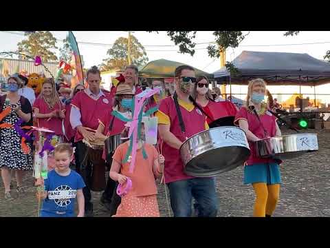 Rivercity Steel Band - Conga Line at ChromeStreet Fiesta Parade