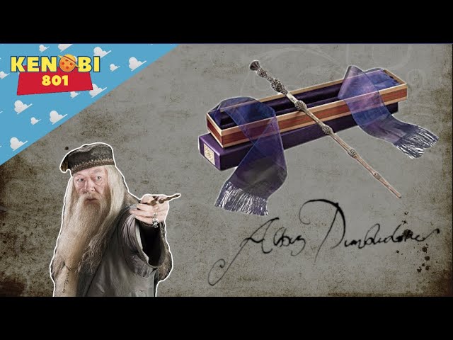 Vídeo relacionado con The Noble Collection Albus Dumbledore Varita (Caja de Ventana)