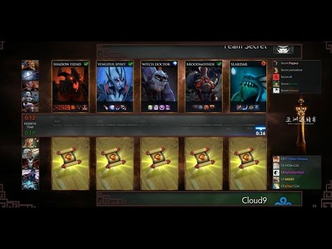 Team Secret vs Cloud9 #2 - DAC 2015 Main Event