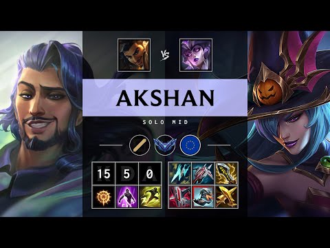 Akshan Mid vs Syndra - EUW Diamond Patch 25.18