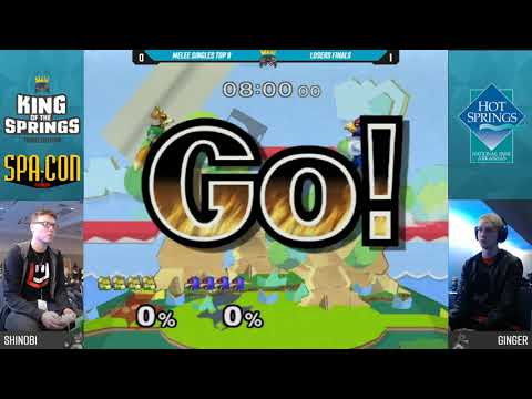 KotS 3 SSBM - Shinobi (Fox) Vs. Ginger (Falco) - Losers Finals