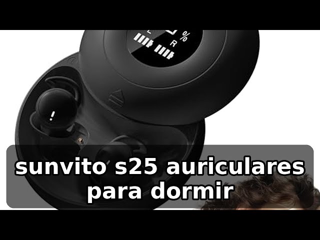 Vídeo relacionado con sunvito Auriculares para Dormir, Mini Auriculares inalámbricos Bluetooth 5.3 Auriculare para Dormir, Auriculare Invisibles con Pantalla de alimentación para Ejercicio, Trabajo, Senderismo (Negro)